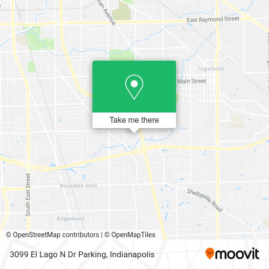 3099 El Lago N Dr Parking map
