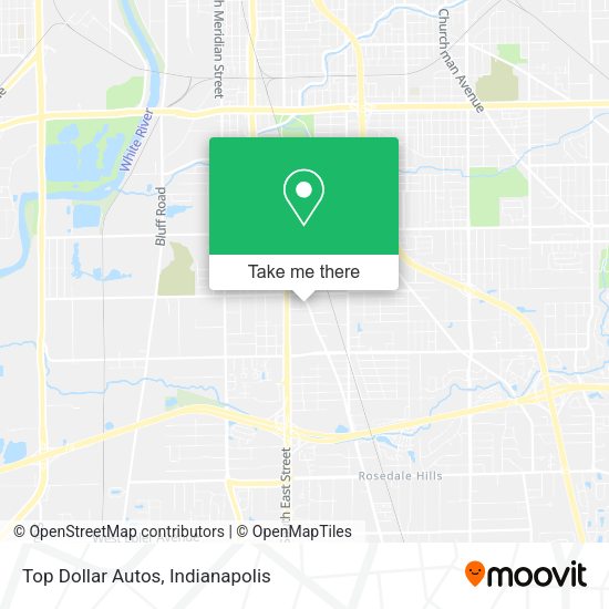 Mapa de Top Dollar Autos