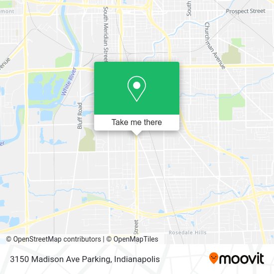 Mapa de 3150 Madison Ave Parking
