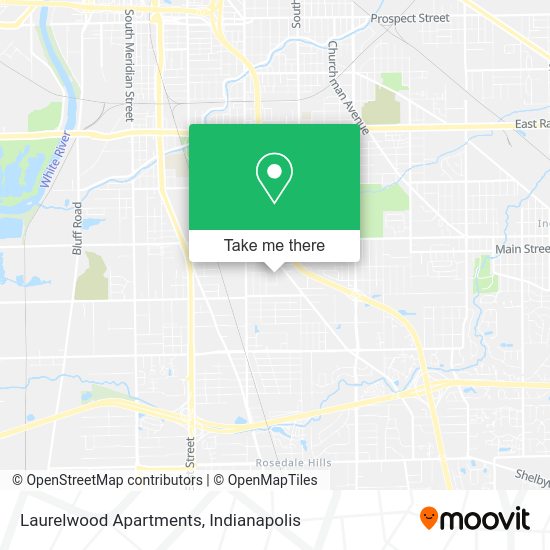 Laurelwood Apartments map