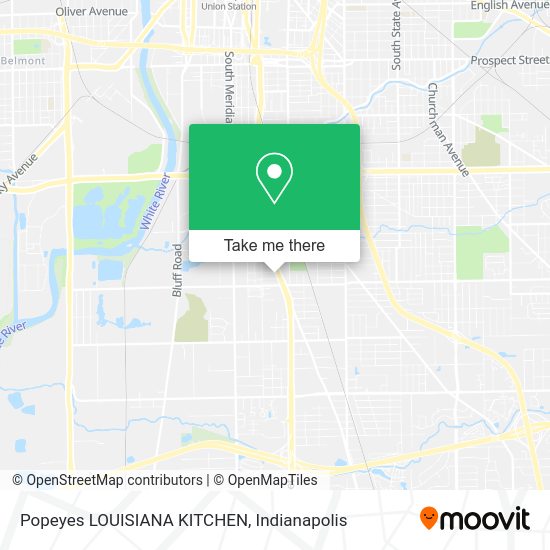 Popeyes LOUISIANA KITCHEN map