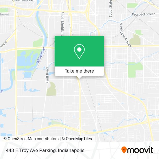 443 E Troy Ave Parking map