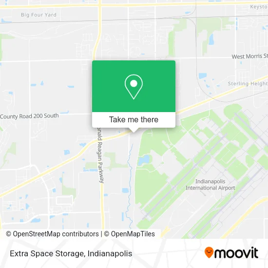 Extra Space Storage map