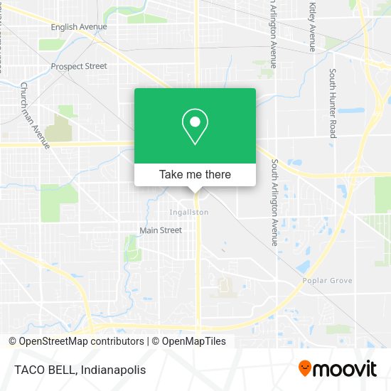 Mapa de TACO BELL