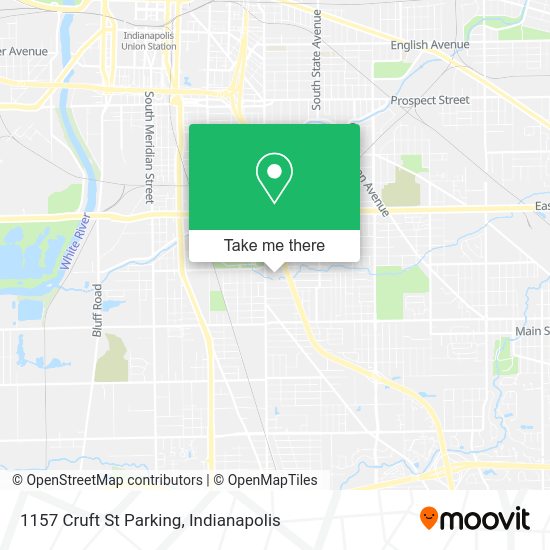 Mapa de 1157 Cruft St Parking