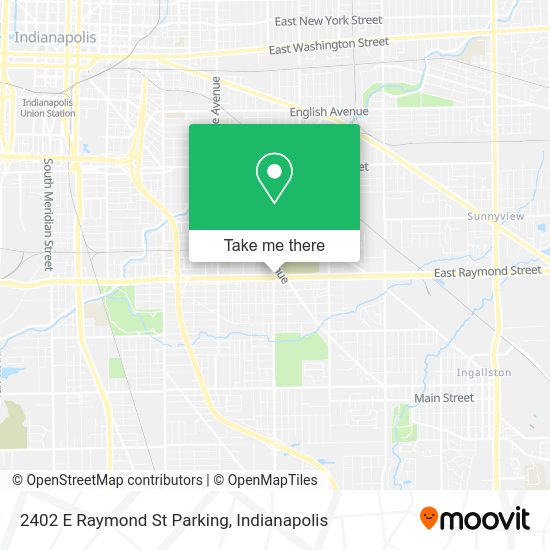 2402 E Raymond St Parking map