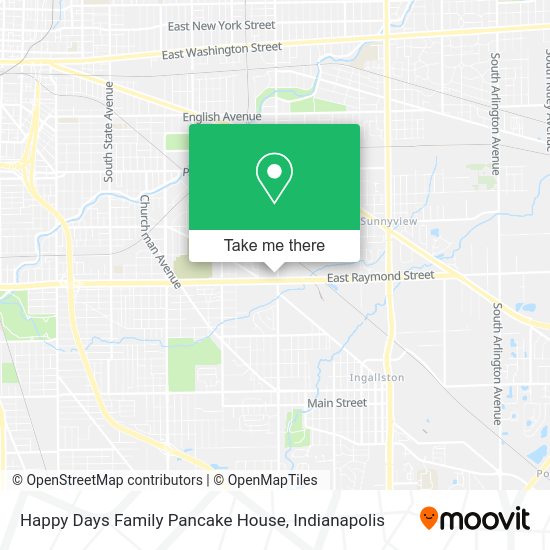 Mapa de Happy Days Family Pancake House