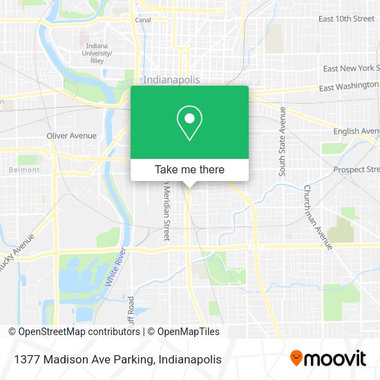 Mapa de 1377 Madison Ave Parking