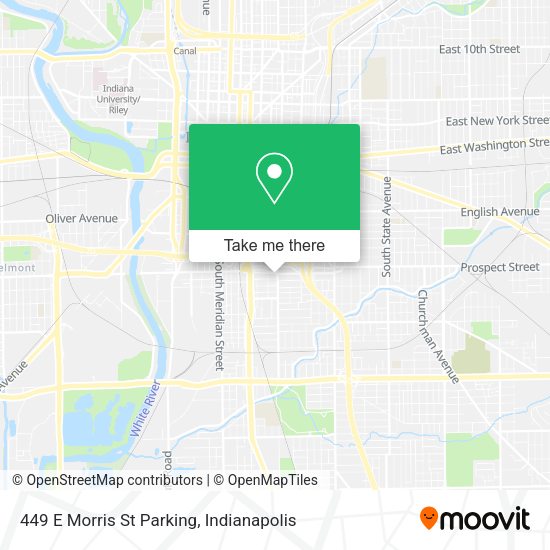 Mapa de 449 E Morris St Parking
