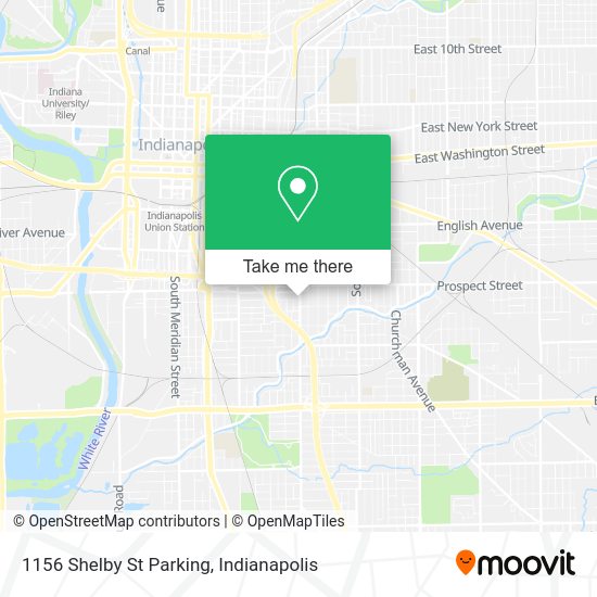 Mapa de 1156 Shelby St Parking