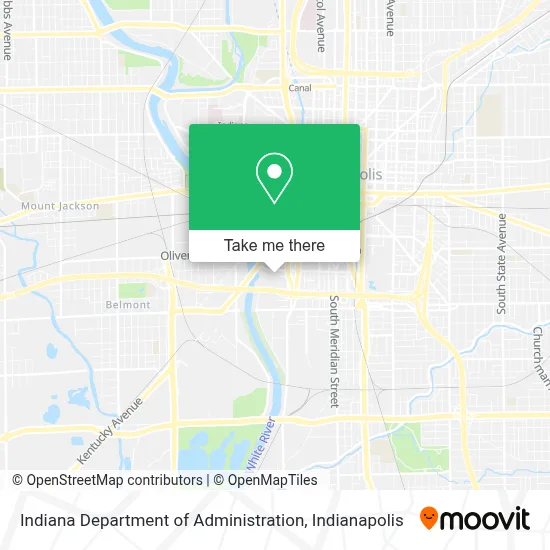 Indiana Department of Administration map