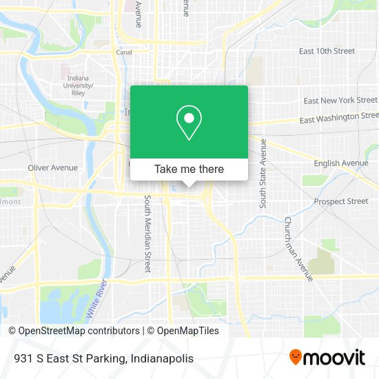 931 S East St Parking map