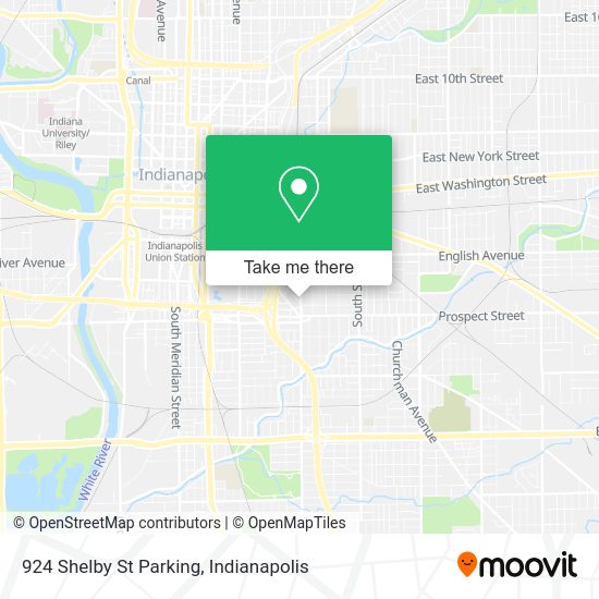 Mapa de 924 Shelby St Parking