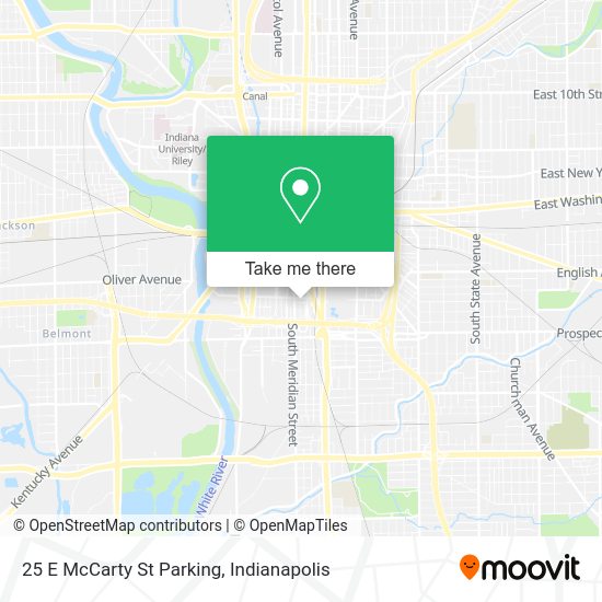 25 E McCarty St Parking map