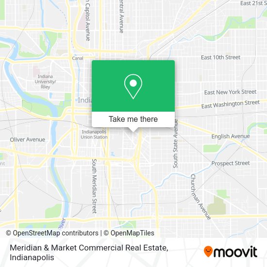 Meridian & Market Commercial Real Estate map