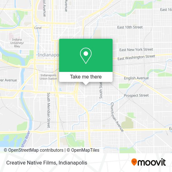 Creative Native Films map