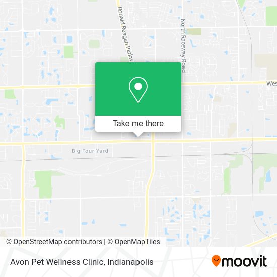 Avon Pet Wellness Clinic map