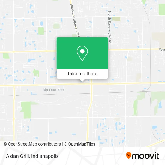 Asian Grill map