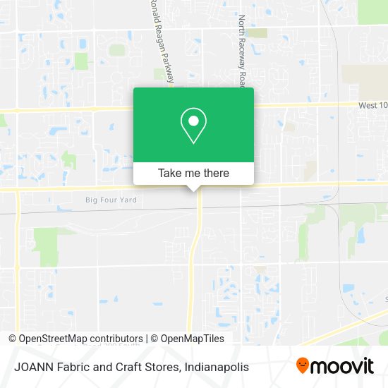 JOANN Fabric and Craft Stores map