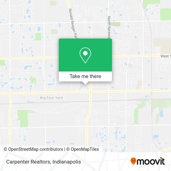 Carpenter Realtors map