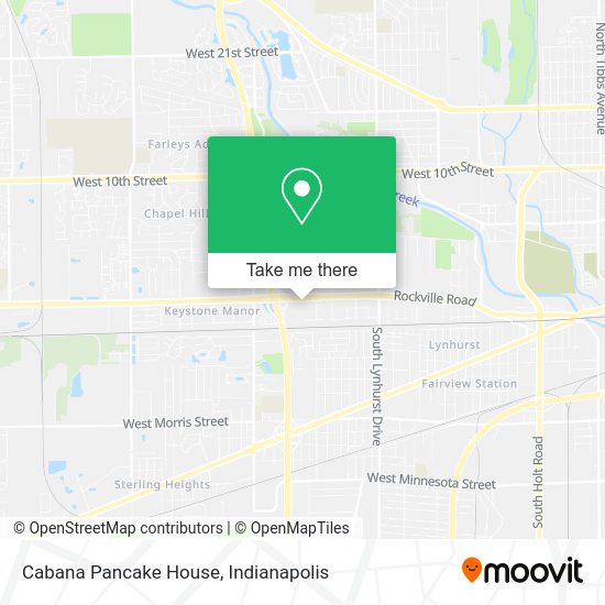 Cabana Pancake House map