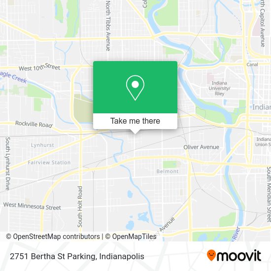 2751 Bertha St Parking map