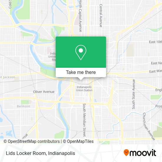 Lids Locker Room map