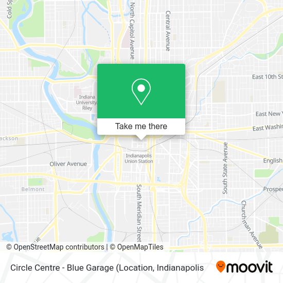 Circle Centre - Blue Garage map