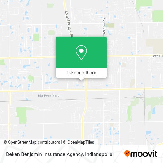 Mapa de Deken Benjamin Insurance Agency