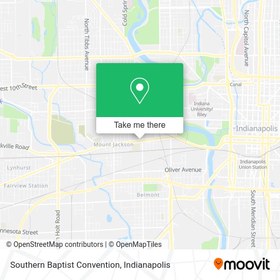 Southern Baptist Convention map