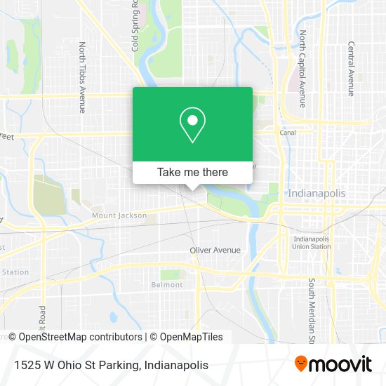 Mapa de 1525 W Ohio St Parking