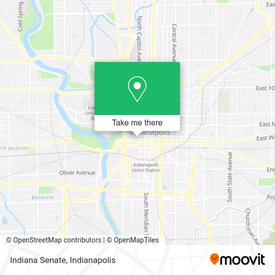 Indiana Senate map