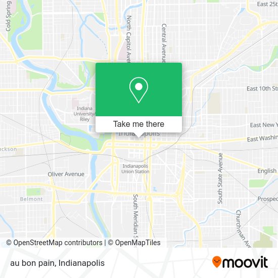 Mapa de au bon pain