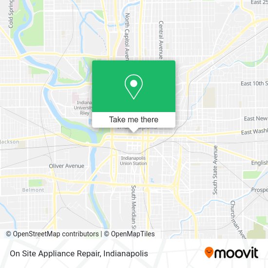 On Site Appliance Repair map