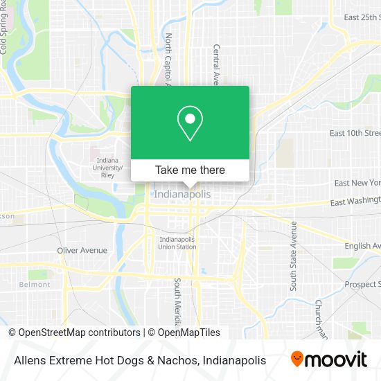 Allens Extreme Hot Dogs & Nachos map