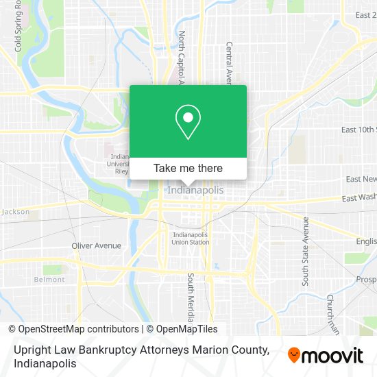 Mapa de Upright Law Bankruptcy Attorneys Marion County
