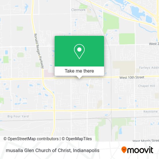 musalla Glen Church of Christ map