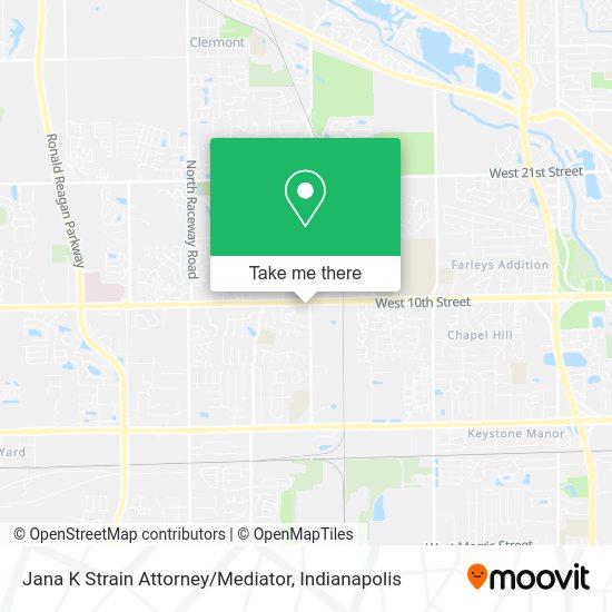 Jana K Strain Attorney / Mediator map