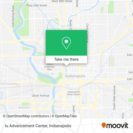 Iu Advancement Center map
