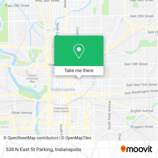 538 N East St Parking map
