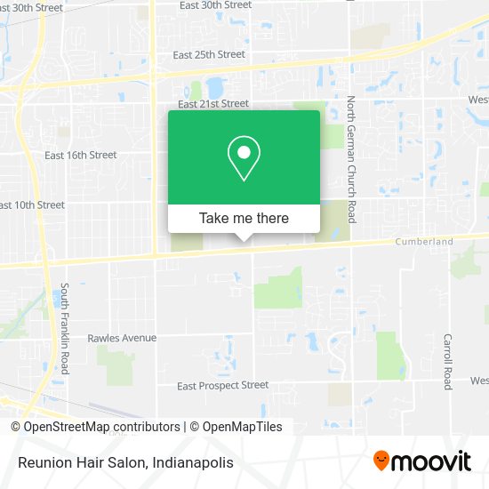 Reunion Hair Salon map