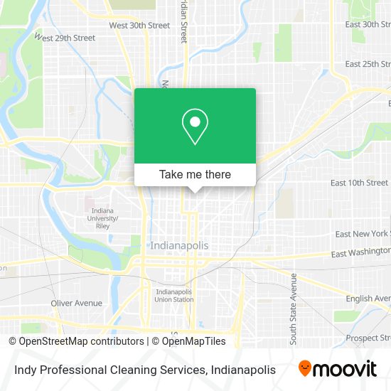 Indy Professional Cleaning Services map