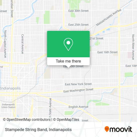 Stampede String Band map