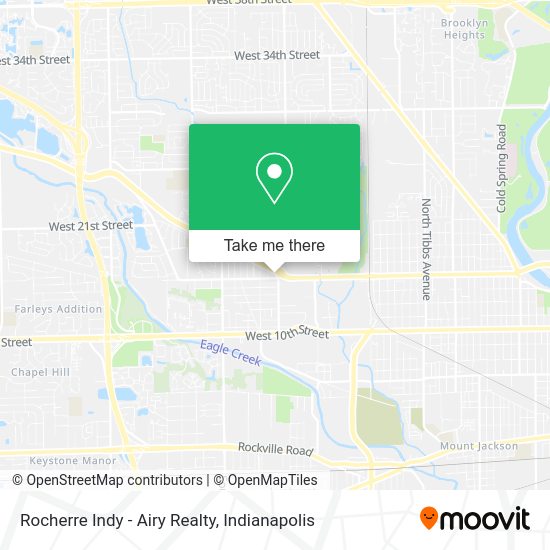 Mapa de Rocherre Indy - Airy Realty