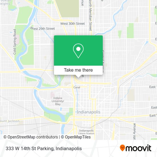 Mapa de 333 W 14th St Parking