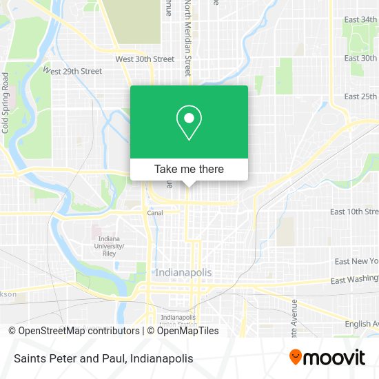 Saints Peter and Paul map