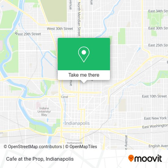 Cafe at the Prop map