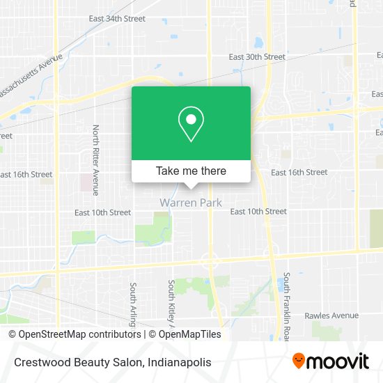 Mapa de Crestwood Beauty Salon