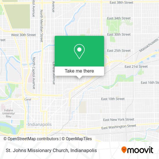 St. Johns Missionary Church map