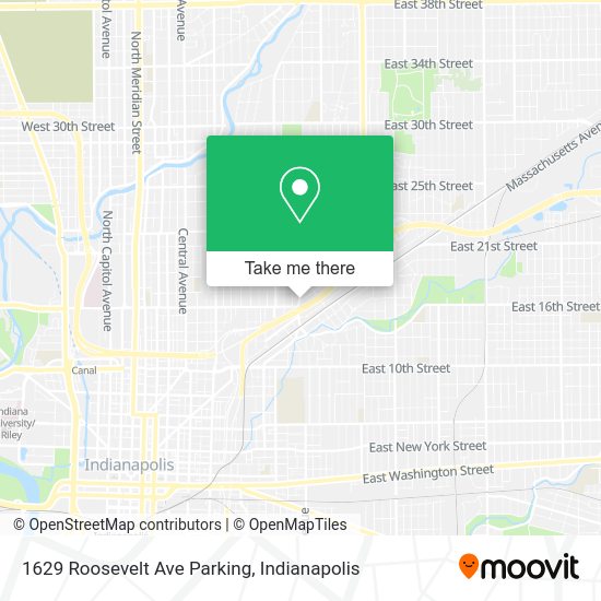 1629 Roosevelt Ave Parking map